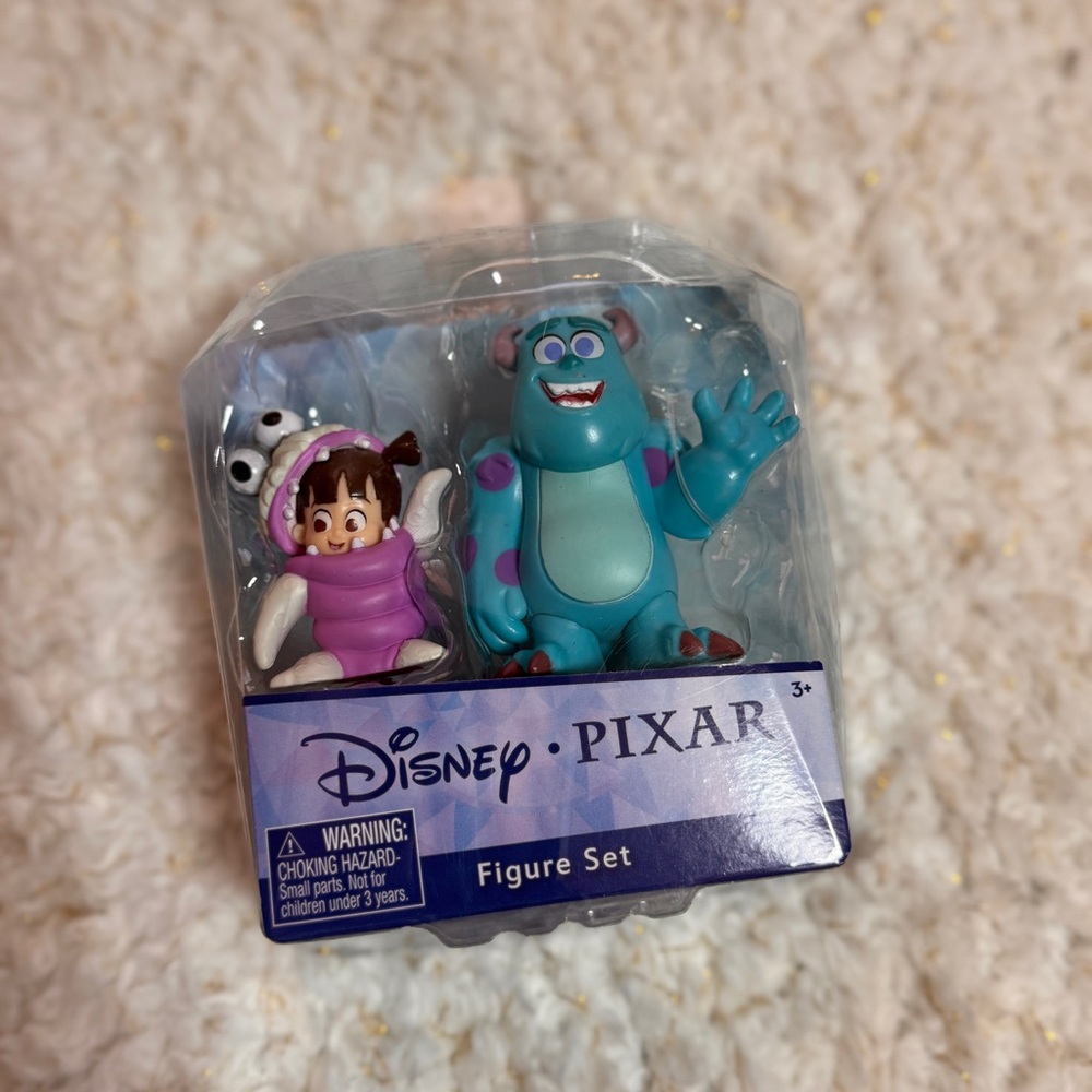 NEW Disney’s Monsters Inc. Figure Set - Boo & Sully -Blue and Purple